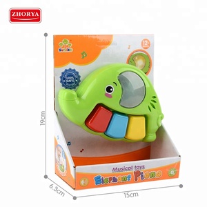 Musique éléphant lumière apprentissage musical instrument mini bébé <span class=keywords><strong>piano</strong></span> jouet - Product Image 5