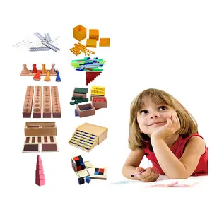 幼儿园木制教育玩具蒙特梭利材料 88 件套