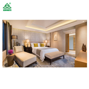 Muebles del dormitorio del <span class=keywords><strong>hotel</strong></span> cama king size tapizados cabecera diseños para habitación de lujo - Product Image 4
