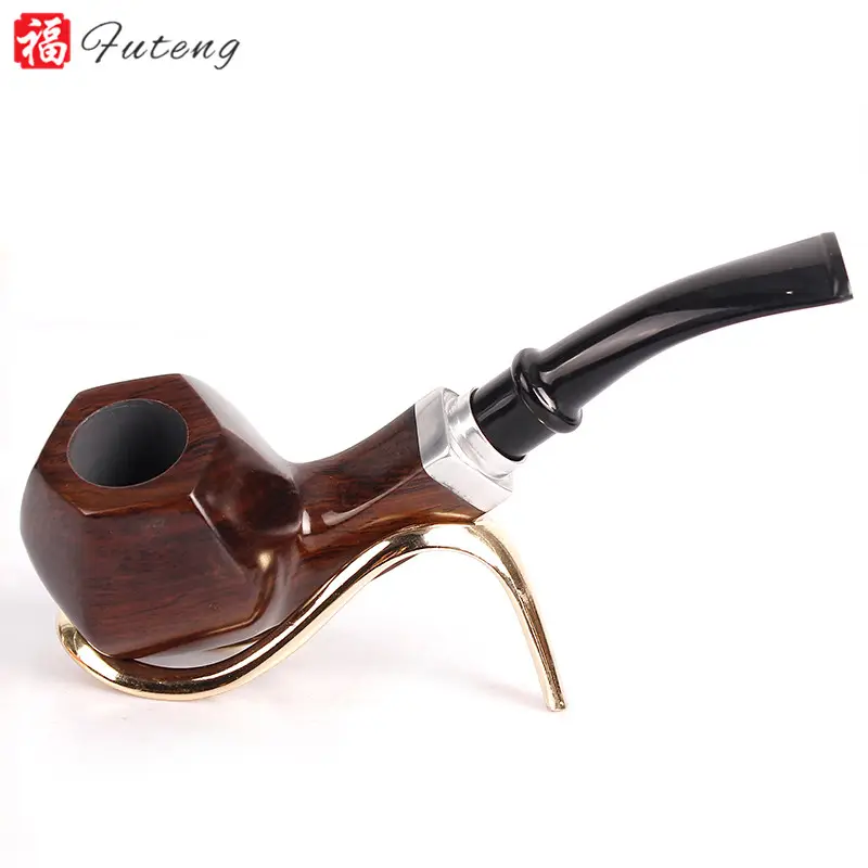 Futeng In stock classic style wholesale custom smoke pipes high quality wood new smoking pipe for smoke