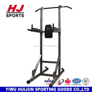 HJ-083 Tinggi, Menara Dagu-Up Fitness Workout Dipping Station Push Up Bar Daya Multifungsi