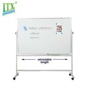 Profesyonel ofis yazma 120*100 cm hareketli flip chart beyaz tahta standı ile