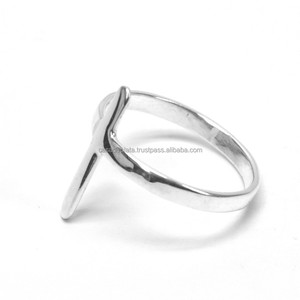 Bijoux de bague en argent sterling 925 faits à la main de créateur pour la fête - Product Image 2
