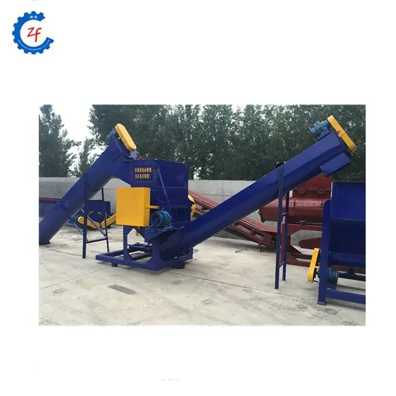 Hoàn chỉnh pet chai nhựa túi hdpe pe pp nghiền giặt khô tái chế dòng cho bán với giá thấp