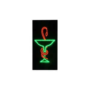 Ali Express Hanging Light Box Pharmacy Cross Shop LED Signs Board Display