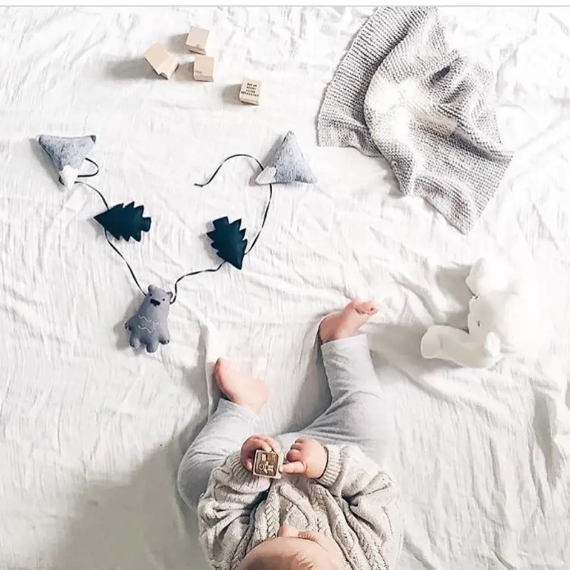 Скандинавская фетровая гирлянда в виде облака, баннер для вечеринки, украшение для детской комнаты, настенное украшение, лучшие рождественские подарки, украшение для детского праздника