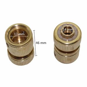 1/2 "adaptateur de <span class=keywords><strong>tuyau</strong></span> d'eau de jardin raccords de connecteur en <span class=keywords><strong>laiton</strong></span> de cuivre connecteur rapide - Product Image 2