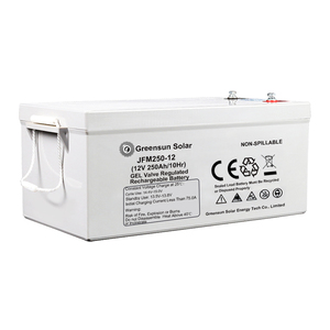 5年保証 ディープサイクル ゲルソーラーバッテリー 12V 100Ah 150Ah 200Ah 250Ah 1000Ah 4*12V 250Ah付き - Product Image 4
