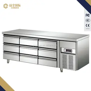 Dw18t9f 披萨工作台深冷冻机与抽屉台面冷水机冷冻机