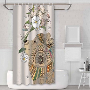 Cortina de Ducha con Estampado de Animales Personalizada al por Mayor para Baño - Product Image 2