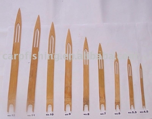 Agujas de línea de pesca de plástico duro de alta calidad, aguja de tejido de bambú, red de pesca, Lanzadera para coser y reparar red - Product Image 3