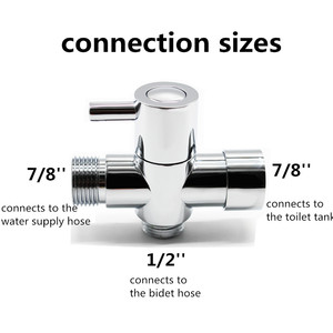 Portable <strong>Travel</strong> <strong>Bidet</strong> Set Plastic and 304 Stainless Steel Toilet <strong>Bidet</strong> <strong>Spray</strong> for Outdoor and Home Use Made in America - Product Image 5