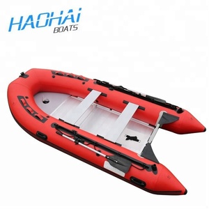 Bateau <span class=keywords><strong>de</strong></span> <span class=keywords><strong>sauvetage</strong></span> gonflable <span class=keywords><strong>en</strong></span> aluminium HAOHAI A430 Chine 4,3 m pour la pêche à la dérive, tubes <span class=keywords><strong>en</strong></span> PVC/Hypalon, capacité <span class=keywords><strong>de</strong></span> 8 personnes, garantie <span class=keywords><strong>de</strong></span> 3 ans - Product Image 1