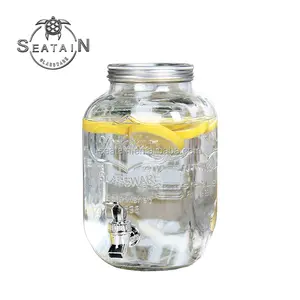 4L 1898 Yorkshire <span class=keywords><strong>Mason</strong></span> Jar Đồ Uống Thủy Tinh Có Vòi - Product Image 2