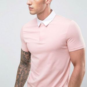 La mejor calidad de algodón Pima suave <span class=keywords><strong>Golf</strong></span> Polo camisa de ajuste seco hombre Polo camiseta - Product Image 3