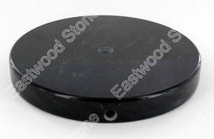 قاعدة جائزة من الجرانيت الأسود المطلق وقاعدة تمثال دائرية الشكل - Product Image 6