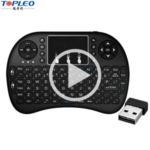 árabe ruso personalizado led retroiluminada teclado mini wireless gaming keyboard y ratón combos para android tv box - Product Image 6