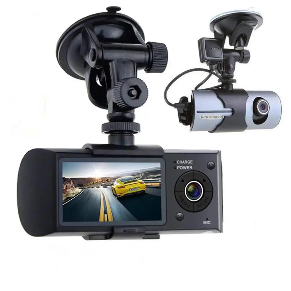 Camera Hành Trình Ống Kính Kép 2.7 "Với GPS G-Sensor DVR R300 X3000