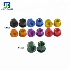 Écrous d'essieu personnalisés en alliage d'<span class=keywords><strong>aluminium</strong></span>, 3/8 à 26 tpi, pour BMX, écrous <span class=keywords><strong>de</strong></span> <span class=keywords><strong>roue</strong></span> personnalisés, livraison gratuite - Product Image 2