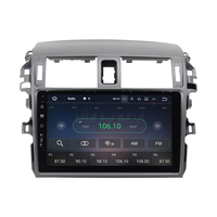 2 Din Android 10 Auto DVD-Player für Toyota Corolla 2007 2008 2009 2010 2011 Quad Core 9 Zoll 1024*600 Bildschirm Autoradio Radio