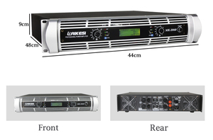 Amplificateur à tubes haute fidélité LAIKESI AUDIO, processeur audio, adapté aux systèmes audio, boîtier métallique, 2 canaux. - Product Image 3