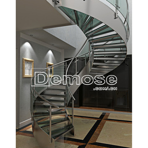 Escalera interior de hierro forjado, barandilla, piezas de escalera, <span class=keywords><strong>escaleras</strong></span> de construcción - Product Image 4