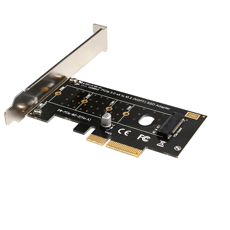 DIEWU PCIe4x to NGFF Expansion Card M.2 NVMe SSD NGFF to PCIE X4 M Key ssd Adapter