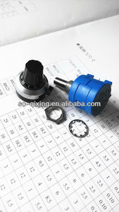 Potentiomètre rotatif <span class=keywords><strong>10k</strong></span> WXD3590 avec bouton - Product Image 2