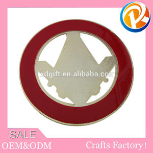 Personalizzato promozionale massonico in metallo logo car emblem con 3 <span class=keywords><strong>M</strong></span> adesivo posteriore - Product Image 4