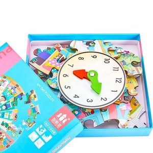 2 mô hình Câu Đố Của Tôi ngày 24 giờ Bốn mùa câu đố Giáo Dục quản lý đồng hồ bằng gỗ đồ chơi giáo dục câu đố - Product Image 4