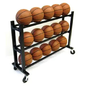 Sportartikelen Basketbal Voetbal Display Rack Winkelwagen Sport Display Rekken