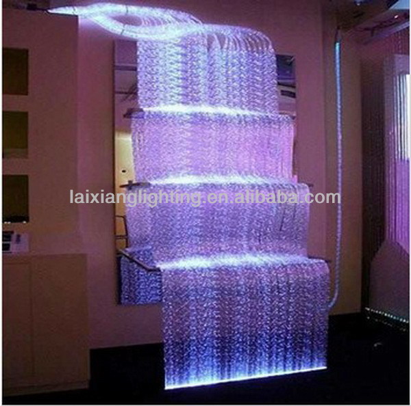 2015 waterfall fiber optic waterfall light curtain,curtain light for wall decoration