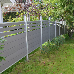 Foshan extérieur jardin facilement assemblé <span class=keywords><strong>lamelle</strong></span> moyenne treillis clôture <span class=keywords><strong>composite</strong></span> wpc - Product Image 1