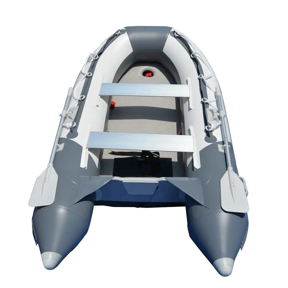 9.8ft şişme duba balıkçı teknesi PVC ve fiberglas yat İhale sal hava-güverte zemin dıştan takma motor ile spor kullanım için