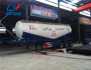 Transporteur en soie à 3 axes, semi-<span class=keywords><strong>remorque</strong></span> pour réservoir de ciment, vente en gros, 30 60, 65cbm 50t, 66 tonnes, livraison gratuite par la chine - Product Image 4
