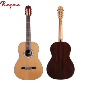 尼龙弦古典吉他 37 ''rosewood 630毫米尺寸实心上衣