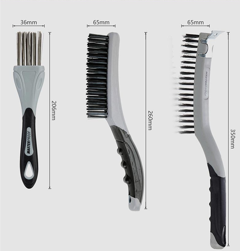 Высококачественная Чистящая нержавеющая простая в использовании щетка из латунной стальной проволоки