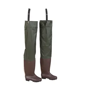 Professionale Hip Wader Regolabile Bretelle Elastiche Trampoliere di Pesca Anti-slip di Avvio