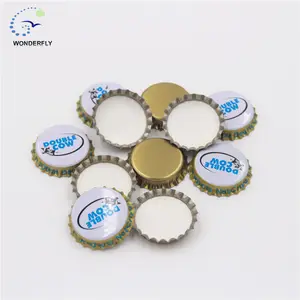 High temperature bottle crown metal corks with logo