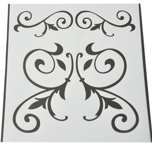 Nuovo design personalizzato Cina bianco PP <span class=keywords><strong>Stencil</strong></span> <span class=keywords><strong>Da</strong></span> <span class=keywords><strong>Parete</strong></span> - Product Image 2
