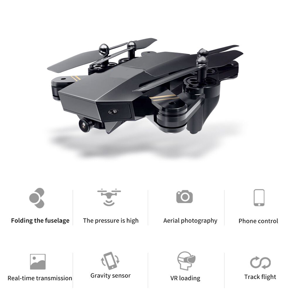 DWI Dowellin 2,4G folding control Remote RC drone with wifi camera HD 1080 p