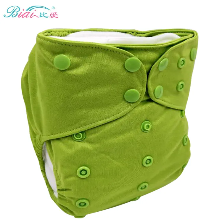 AIO baby diaper reusable AI2 waterproof bamboo washable baby AIO cloth diaper