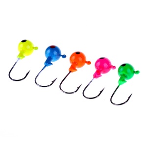 Hengjia Hot Bán Dẫn Móc Móc Jig Đánh Cá Đơn Móc Câu Cá Bánh - Product Image 2