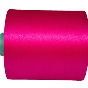 En gros 75d 100d/36f/2 couleurs dty 100% polyester fil