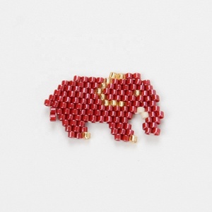 Moyamiya venta al por mayor joyería hecha a mano delica cuentas elefante Miyuki colgante encantos mercados chinos en línea - Product Image 5