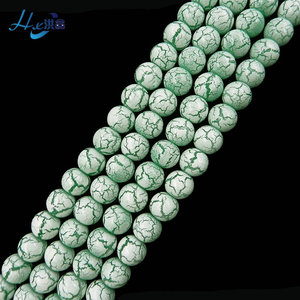 Gros Coloré Verre Matériel Lâche Ronde Perles <span class=keywords><strong>Larimar</strong></span> - Product Image 5
