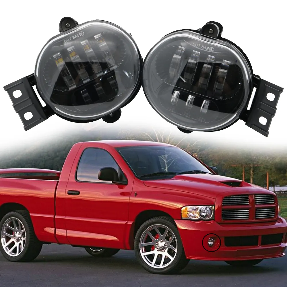 Dodge Ram 1500 2500 3500/Dodge Durango 2004-2006 Led Fog Lamp用の2002-2008年のベストセラーLedフォグライト