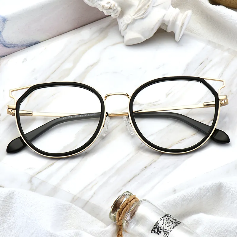 Newest fashion acetate cool eyewear glasses for girls wholesale price no MOQ