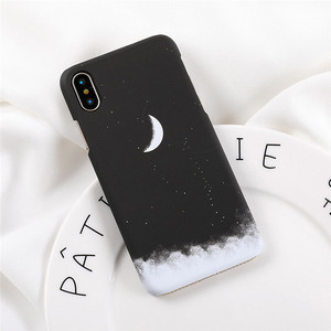Gradiente cielo estrellado imprimir <span class=keywords><strong>Luna</strong></span> estrellas hard PC Phone funda para iPhone x 8 8 más 7 6 s 6 más - Product Image 3