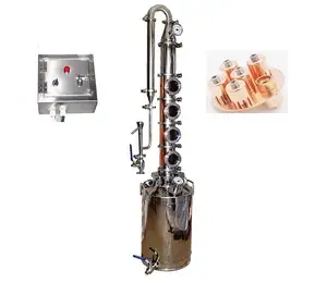 Destilador modular de reflujo moonshine, tapón de burbuja de 50L, 100L, 200L, alcohol/Olla, destilería de vodka a la venta